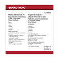 NUVO Lighting 62-1663 7in, LED Disk Light, 5000K, 6 Unit Contractor Pack, Brushed Nickel Finish