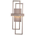 NUVO Lighting 62-125 Frame, 1 Module Wall Sconce with Frosted Glass