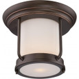 NUVO Lighting NUV-62-633 Bethany - LED Outdoor Flush Fixture with Satin White Glass