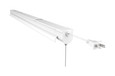 NUVO Lighting 62-927 34W, 3 Foot, LED Shop Light with Pull Chain, White Finish, 4000K
