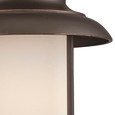 NUVO Lighting 62-635 Bethany, LED Outdoor Hanging with Satin White Glass