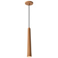 NUVO Lighting 62-830 Melrose, 12W, 16in LED Pendant, Ash Wood Finish