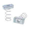 Metallics MSNR1213 Nuts 1/2-13 Spring Nut St-zn (Box 100)
