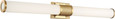 NUVO Lighting 62-1603 Caper, LED Vanity, Brushed Brass with Frosted Lens