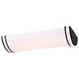 NUVO Lighting 62-1739 Glamour LED 25in, Linear Flush Mount Fixture, Black Finish, CCT Selectable 3K/4K/5K