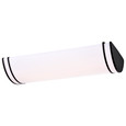 NUVO Lighting 62-1739 Glamour LED 25in, Linear Flush Mount Fixture, Black Finish, CCT Selectable 3K/4K/5K
