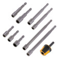 Metallics MTKQ10 Magnetic Bit Holder and Nut Setter Kit 10pc (1pc)
