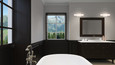 NUVO Lighting 62-1321 Bend, LED Small Vanity, Brushed Nickel Finish with White Acrylic
