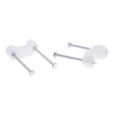 Metallics PCS125 Staples 1/2 Wide Cbl Stpl Plastic (Bag 100)