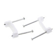 Metallics PCS125 Staples 1/2 Wide Cbl Stpl Plastic (Bag 100)