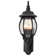 NUVO Lighting 60-890 Central Park, 3 Light, 22in, Wall Lantern with Clear Beveled Glass