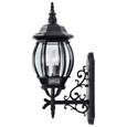 NUVO Lighting 60-890 Central Park, 3 Light, 22in, Wall Lantern with Clear Beveled Glass