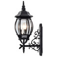 NUVO Lighting 60-890 Central Park, 3 Light, 22in, Wall Lantern with Clear Beveled Glass