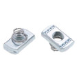 Metallics MSNS1213 Nuts 1/2-13 Short Spring Nut St-zn (Box 100)