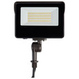 NUVO Lighting NUV-65-541 LED Tempered Glass Flood Light with Bypassable Photocell - CCT Selectable 3K/4K/5K - Wattage Adjustable 15W/25W/35W - ColorQuick and PowerQuick Technology - Bronze Finish