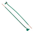 Metallics PT408 Ground Pigtail 8" #12 Solid Insulated Copper (Box 100)