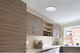 NUVO Lighting 62-1212 14in, Acrylic Round, Flush Mounted, LED Light Fixture, CCT Selectable, White Finish, 120V