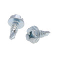 Metallics QTEKD1 8 x 1/2 in. 1/4 Hex Head Quadrive Self-Drilling & Tapping Screws - #2 Drill Point - Domestic Steel Zinc - 100qty