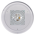 NUVO Lighting 62-998 15in, CCT Selectable, Fabric Drum LED Decor Flush Mount Fixture, Beige Fabric Shade, Acrylic Diffuser
