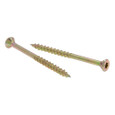 Metallics RSDS2B 8 x 15/8 in. Bugle Head Star Drive Deck Screws - Steel Yellow Zinc - Type 17 - Threads - 2000qty