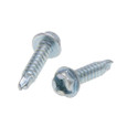 Metallics QTEKD5M 10 x 1/2 in. 5/16 Head Quadrive Self-Drilling & Tapping Screws - #2 Drill Point - Domestic Steel Zinc - 1000qty