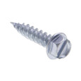 Metallics QK155M 8 x 1 in. 1/4 Hex Head Slotted Sharp Point Self-Piercing & Tapping Screws - Steel Zinc - 5000qty