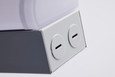 NUVO Lighting 65-1703 82W, 8 Foot LED, Linear Strip Light, CCT Selectable, 120-347V, White Finish, Microwave Sensor