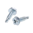 Metallics QTEKD6V 10 x 3/4 in. 5/16 Head Quadrive Self-Drilling & Tapping Screws - #2 Drill Point - Domestic Steel Zinc - 500qty