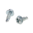 Metallics QTEKD8V 12 x 1 in. 5/16 Head Quadrive Self-Drilling & Tapping Screws - #3 Drill Point - Domestic Steel Zinc - 500qty