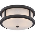 NUVO Lighting NUV-62-653 Willis - LED Outdoor Flush Fixture with Antique White Glass