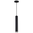 NUVO Lighting 62-819 Century, 12W, 16in, LED Pendant, Matte Black and Brushed Nickel Finish