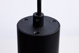 NUVO Lighting 62-819 Century, 12W, 16in, LED Pendant, Matte Black and Brushed Nickel Finish