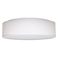 NUVO Lighting 62-999 15in, CCT Selectable, Fabric Drum LED Decor Flush Mount Fixture, White Fabric Shade, Acrylic Diffuser