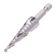 Metallics SD631612 Drill Bit Spiral Flute Step 6 Step 3/16"-1/2" (1pc)