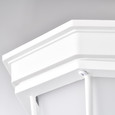 NUVO Lighting 62-1399 LED Spider Cage Fixture, White Finish with Frosted Glass