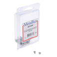Metallics SPD380 Screws 6-32 X 1/4 Ov Sl Switch Plt Sc St-zn (50)
