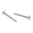 Metallics TM68 6-32 x 1-1/4 in. Truss Head Combo Receptacle Screws - Steel Zinc - 100qty