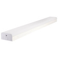 NUVO Lighting 65-1136 LED 4ft, Wide Strip Light, 38W, 5000K, White Finish, Connectible