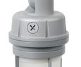 NUVO Lighting 65-550 LED Adjustable Vapor Tight Fixture, 20W, CCT Selectable 3K/4K/5K, Gray Finish