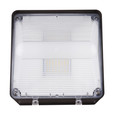 NUVO Lighting NUV-65-656 40 Watt Small LED Wall Pack with Integrated Bypassable Photocell - CCT Selectable - 120-277 Volts - Dusk to Dawn Security Lighting - IP65 - Bronze Finish