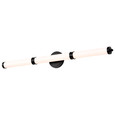 NUVO Lighting 62-679 Kagen LED Large Vanity, Matte Black Finish, White Acrylic Lens