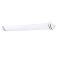 NUVO Lighting 62-1640 Glamour LED 50in, Linear Flush Mount Fixture, Brushed Nickel Finish, CCT Selectable 3K/4K/5K