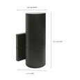 NUVO Lighting 62-1149 1-Light, LED Large Up or Down Sconce Fixture, Bronze Finish, 10W, 120/277V