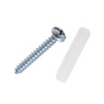 Metallics WAKJ7 Anchors 3/16 Wht Plas Wall Ancr Kit, 6 (Jar 200)