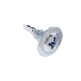 Metallics WDS3M 8 x 1 in. Wafer Head Phillips Drywall Screws - Steel Zinc - 1000qty