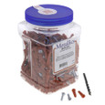 Metallics WAK14V Anchors 1/4 Red Plas Wall Ancr Kit, 10 (Jar 500)