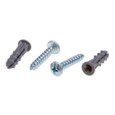 Metallics WAK23QD Anchor 1/4 Gry Plas Wall Ancr Kit,10 x 1 HWH QD TS USA St-Zn USA SCREW ONLY