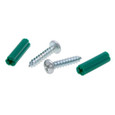 Metallics WAKJ8QD Anchor 1/4" Light Duty Green Collarless Vinyl Wall Anchor Jar w/ 10 x 1 Quadrive 5/16 Hex Head Screw Metallics WAKJ8QD Anchor 1/4" Light Duty Green Collarless Vinyl Wall Anchor Jar w/ 10 x 1 Quadrive 5/16 Hex Head Screw