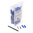 Metallics WAK19B Anchors 1/4 Blu Plas Wall Ancr Kit, 10 (Jar 200)