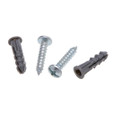 Metallics WAK24 Anchors 5/16 Gry Plas Wall Ancr Kit, 12 (Clam 100)